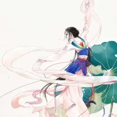  唐崎夜雨手绘古风唯美情头