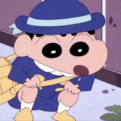 蜡笔小新洗澡情侣头像
