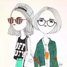 闺蜜头像一人一张 抖音