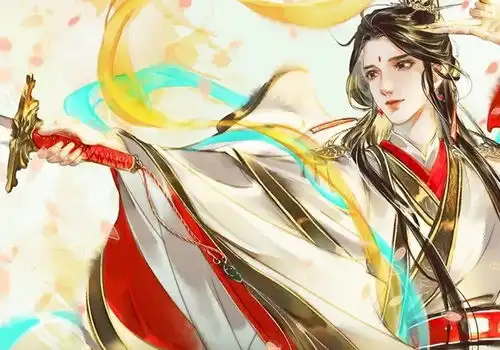  吉星高照谢怜悦神服造型,面具和珊瑚珠呢脖子短不适合古装
