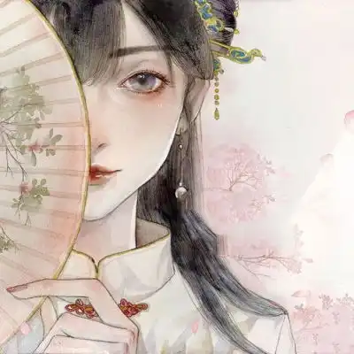 头像图片女卡通气质古风