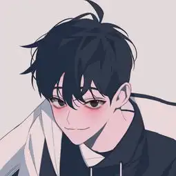 男士口罩卡通头像夜不归