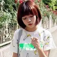  韩版短发俏皮女生头像微信头像图片大全