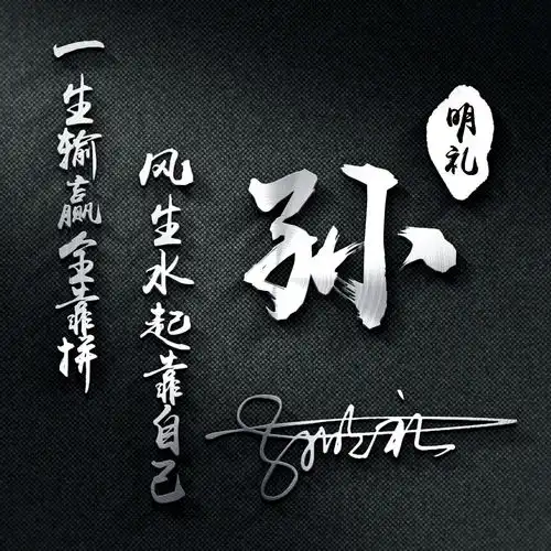  你的微信头像该换新了,30张新款特效姓氏头像送你,拿走不客气