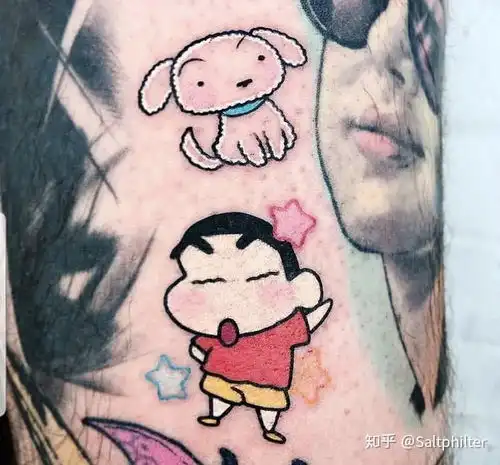  蜡笔小新大概是文身爱好者最青睐的动画题材之一