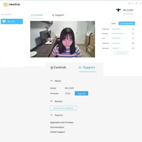  视频画面高质量,职场才有好形象,入手newlineai降噪高清摄像头neweye