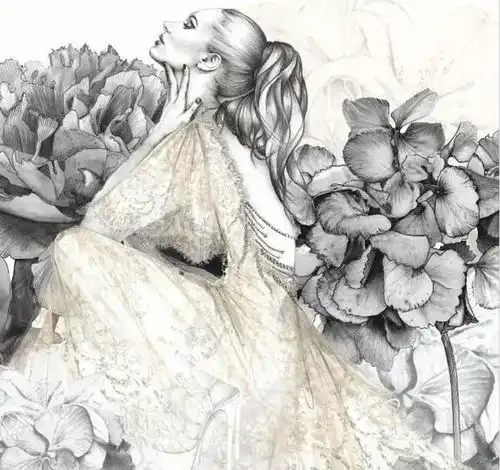  趣味干货清新脱俗的时尚插画magdalenakruszynska