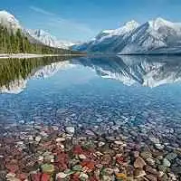 紫色山水风景微信头像自