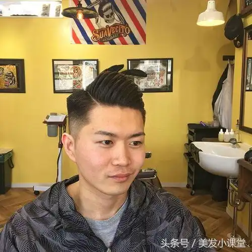  成熟男士的发型,简单干净有气场