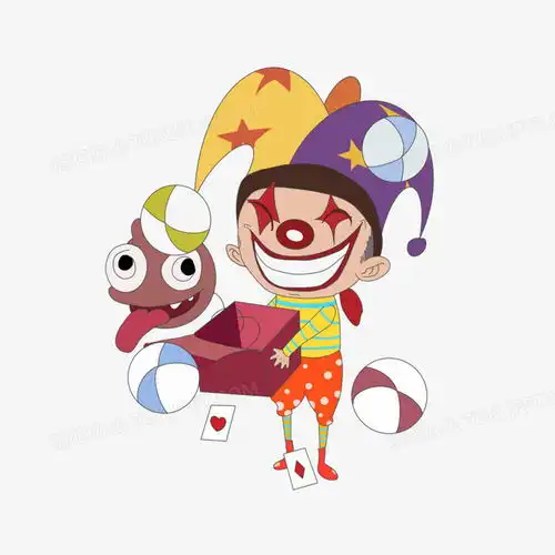  小丑礼帽帽子快乐愚人节服装气球礼物色彩png图片素材免费下载psd格式20002000像素熊猫办公