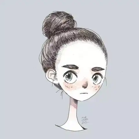  彩铅也能画出清新的小插画