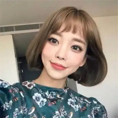  qq女生短发头像唯美,对待生活要活泼开心