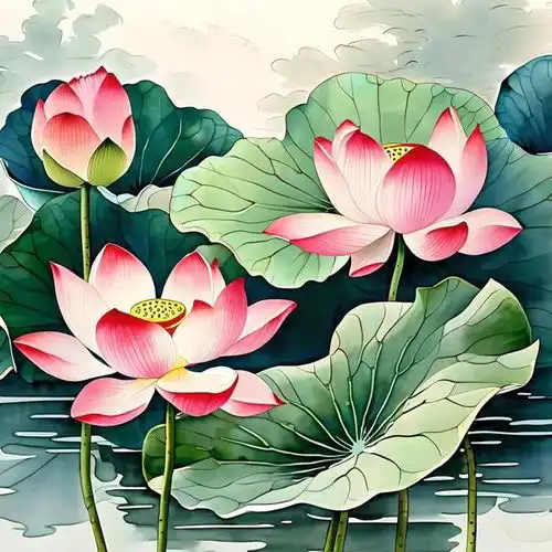  清新脱俗莲花壁纸美图分享