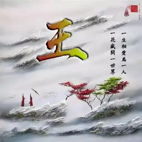  中老年头像大全整整112个姓氏,看看有没有你的,微信头像姓氏头像