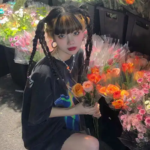 女生头像花朵唯美清新乌