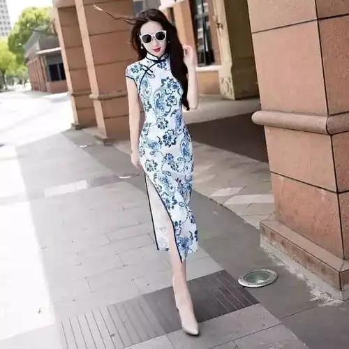 简单的头像清新脱俗旗袍