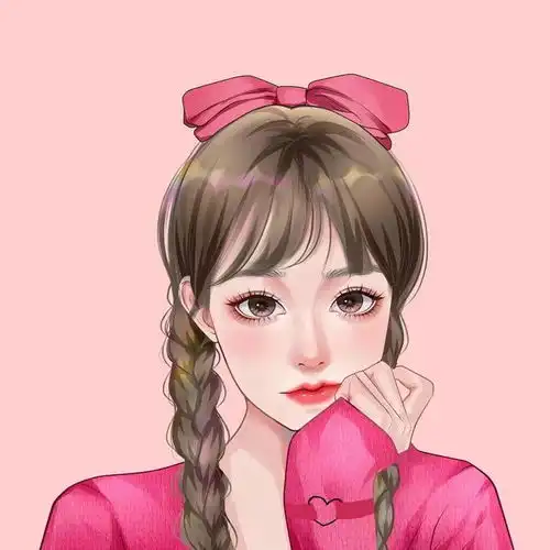  女生头像手绘头像