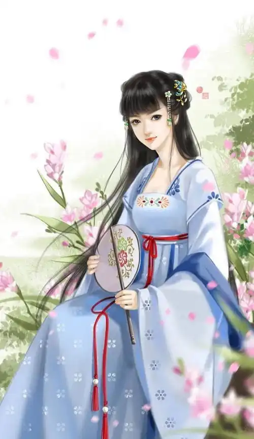  美丽大方的古风美女图片