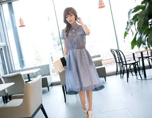  一步高,河源连衣裙,品牌真丝连衣裙