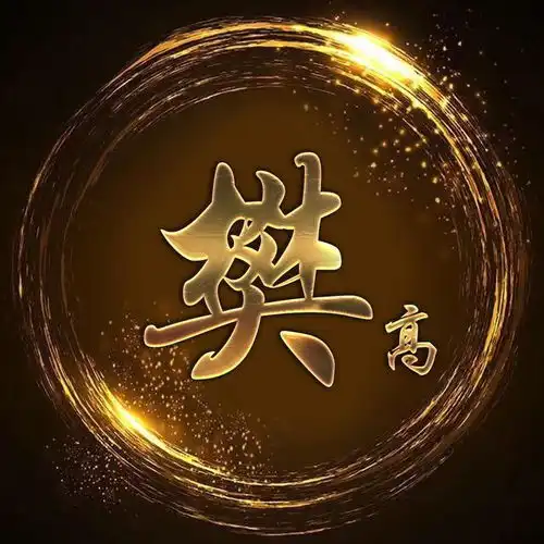  你的头像该换了,18款黑金炫光姓氏壁纸,微信头像