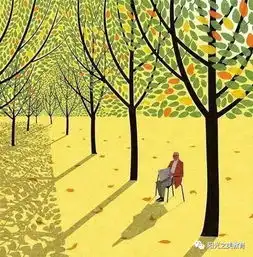  线条简单,色彩清新脱俗这样的画谁都想多看两眼