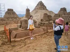  浙江舟山碧海金沙朱家尖打造沙雕动漫王国