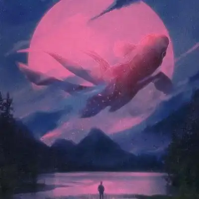  一组唯美卡通风景静物意境插画微信头像我要个性网