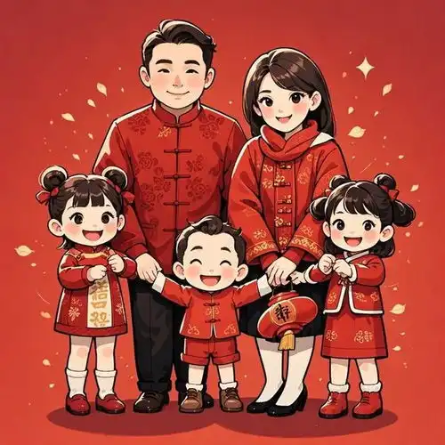  2025新年全家福头像