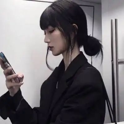 女生侧脸头像霸气超拽高