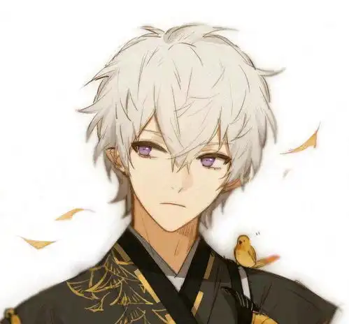 男士口罩卡通头像骆闻舟
