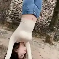  qq头像倒立