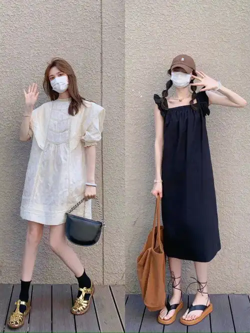  戴口罩都好看的夏日穿搭,摆脱平凡,普通女性也能美出新高度