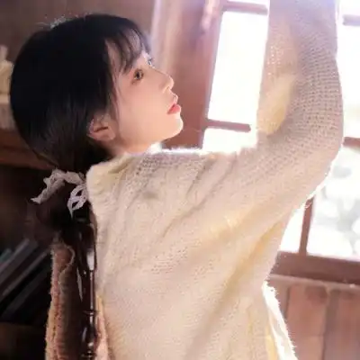  祁宋ins真人森系温柔女生头像
