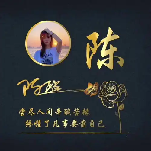  虎年新款姓氏微信头像,2022励志个性签名头像设计,爱拼才会赢