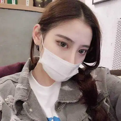 闺蜜头像戴口罩口罩