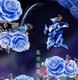  手机微信头像姓氏壁纸花开富贵,做头像太好看了,喜欢请带走