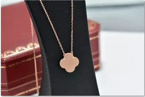  vancleefarpels梵克雅宝2017圣诞限量版四叶草牛眼石项链