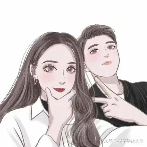 微信头像手绘简约大方