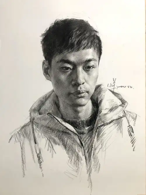 男青年素描头像怎么画这里一定有你不知道的知识