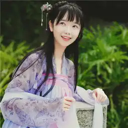  长发头像女生古风头像大全2018许你三千笔墨画我绝世倾城