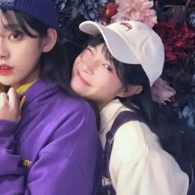 高级ins闺蜜头像双人