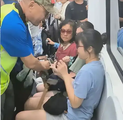  北京老人强行要求女生让座最新进展老人被带走,网友一边倒