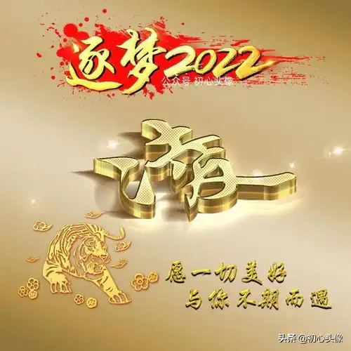  2022虎年姓氏微信头像,愿一切美好,与你不期而遇