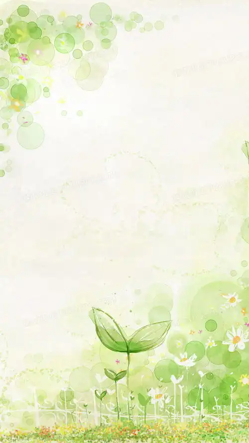  手绘唯美花朵h5背景背景图片素材免费下载jpg格式10801920像素熊猫办公