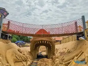  朱家尖有大动作网红动感浮桥声控喷泉摇摆桥小火车免费送体验券