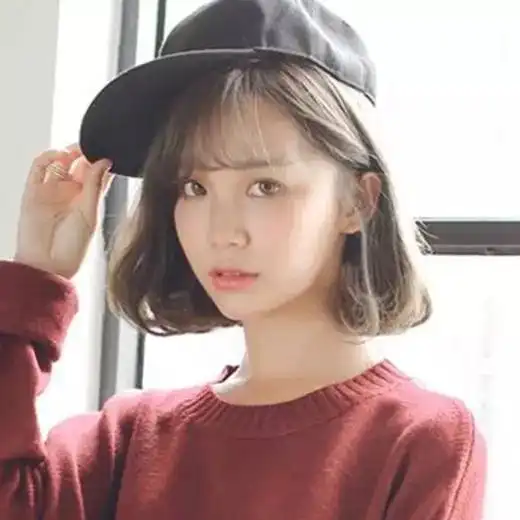  发尾加道内扣更时髦2017年女生短发内扣发型图片