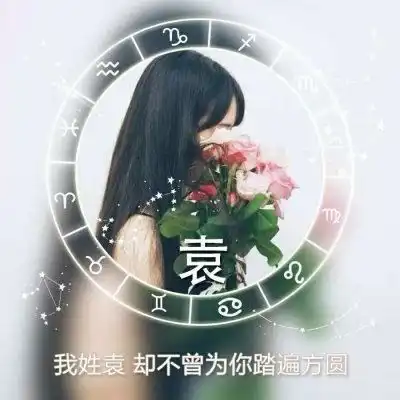  百家姓头像带字图片微信头像姓氏图片大全