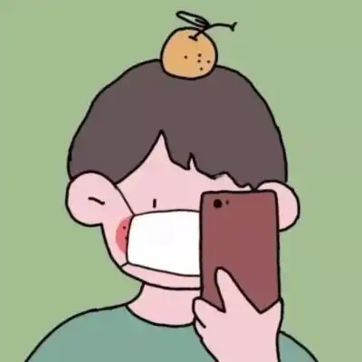 戴口罩卡通头像女动漫情