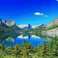 紫色山水风景微信头像盘山