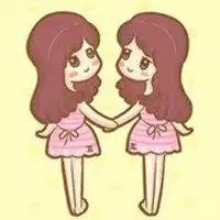  双子女生头像可爱微信头像图片大全